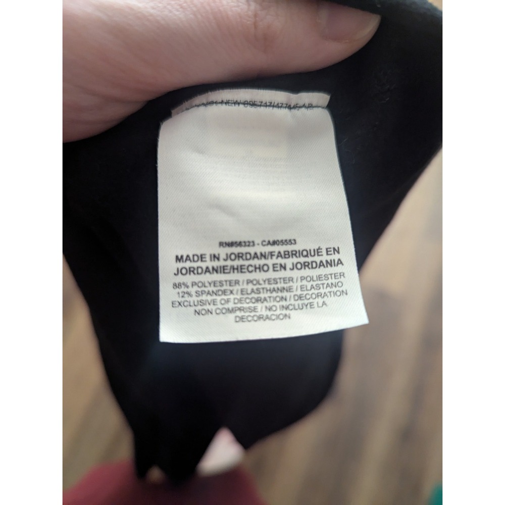 Nike Pro‎ Womens M Pullover BLack Half Zip Embossed Snake Vixen Running Workout - Picture 7 of 11